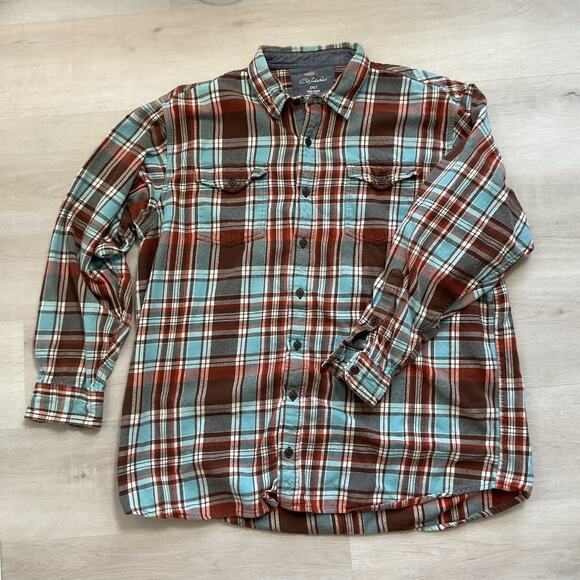 Bob Timberlake Mens Big and Tall Plaid Button up Shirt 2XLT - Picture 1 of 10